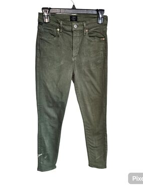 Citizens Of Humanity Olive Green Skinny Jeans
